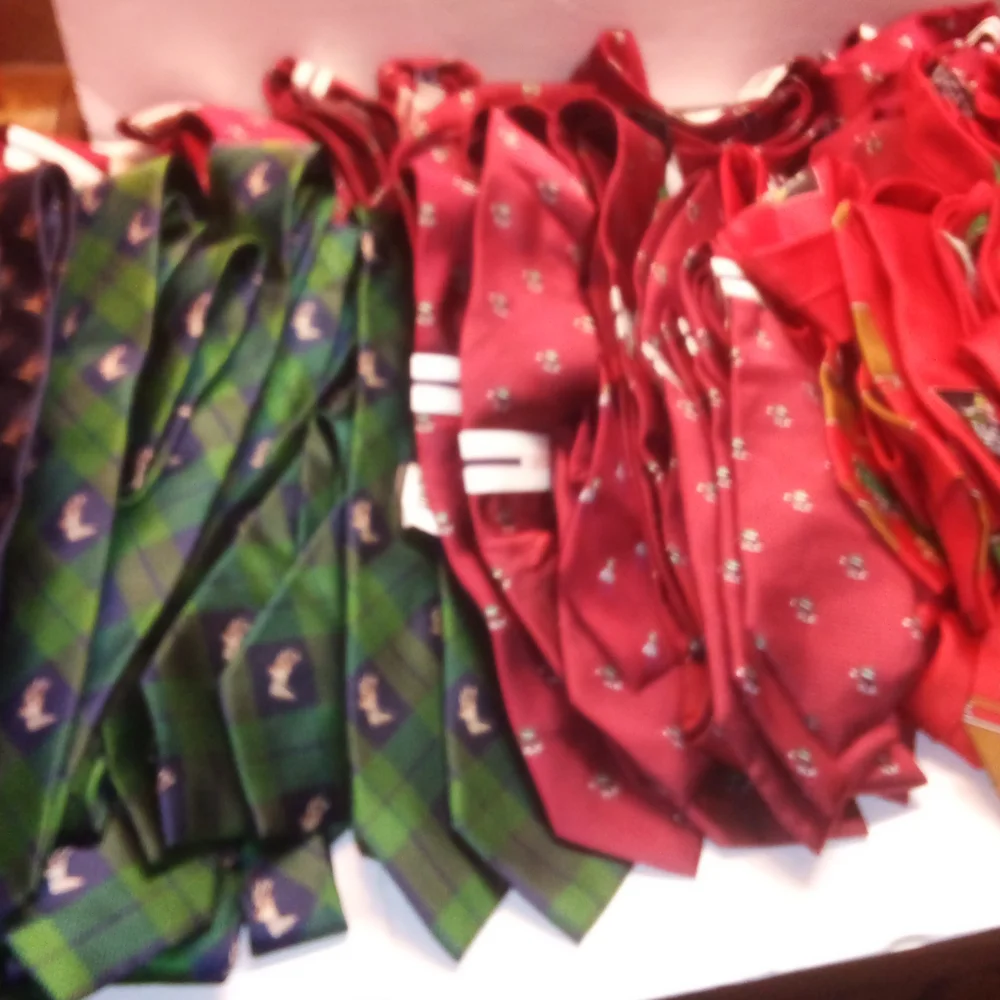 40 lot Assorted Christmas neckties